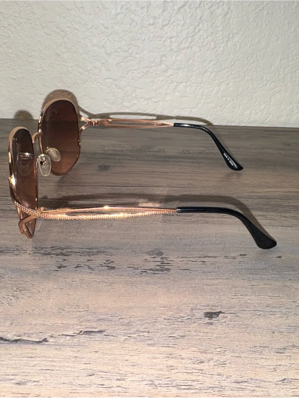 Gold Frame Brown Lens Women's Sunglasses
